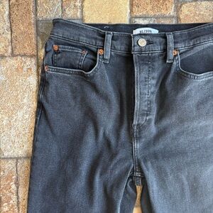 RE/DONE 70s Bootcut Jeans – Black / Back to Black – Size 29